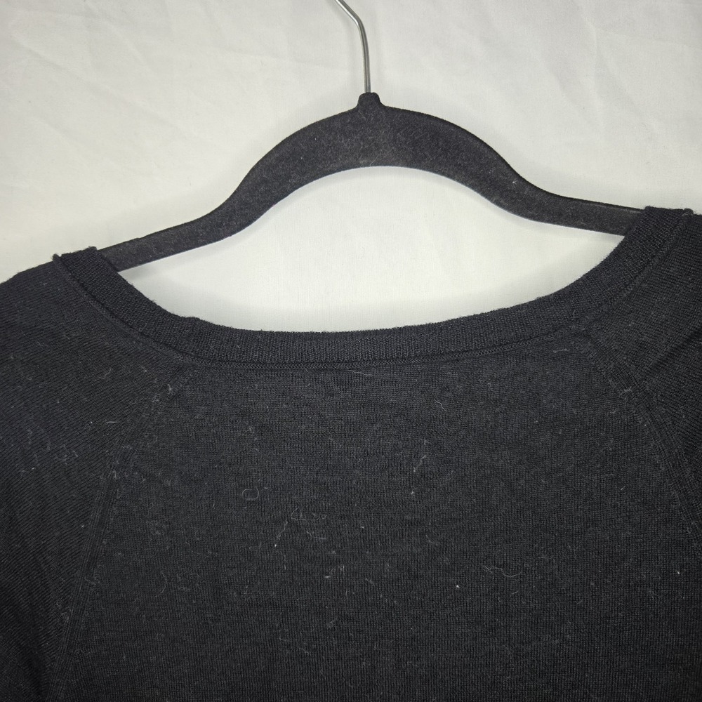 Banana‎ Republic Extra Fine Merino Wool Sequin Stripe Sweater Med whimsigoth - Picture 4 of 8